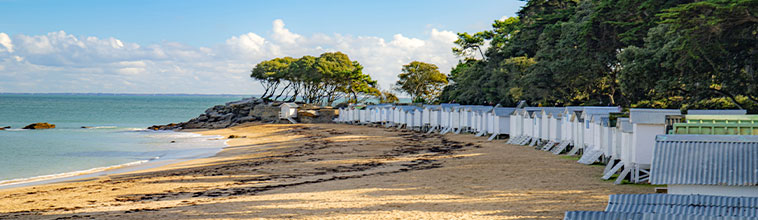 Plage de l'île de Noirmoutier en Vendée