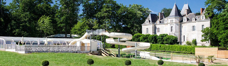 parc aquatique du camping Chateau la Foret